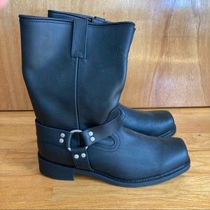 Men’s black Motorcycle boots